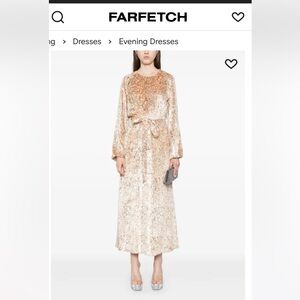 Simkhai Odina maxi velvet Evening Dress. Size US 4 NWOT